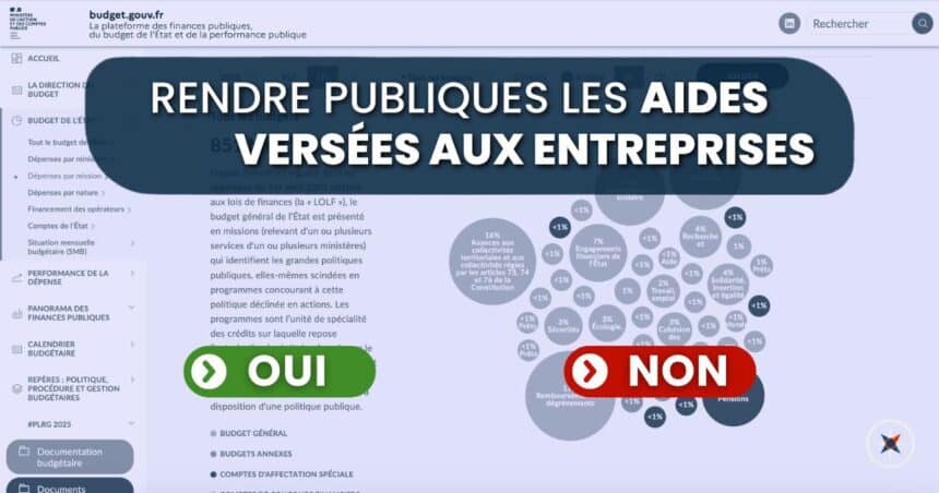 Aides publiques aux entreprises